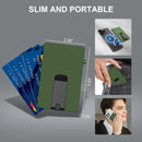Minimalist Pop up Wallet with Money Clip, All Aluminum Slide Rfid Slim Card Holder-1